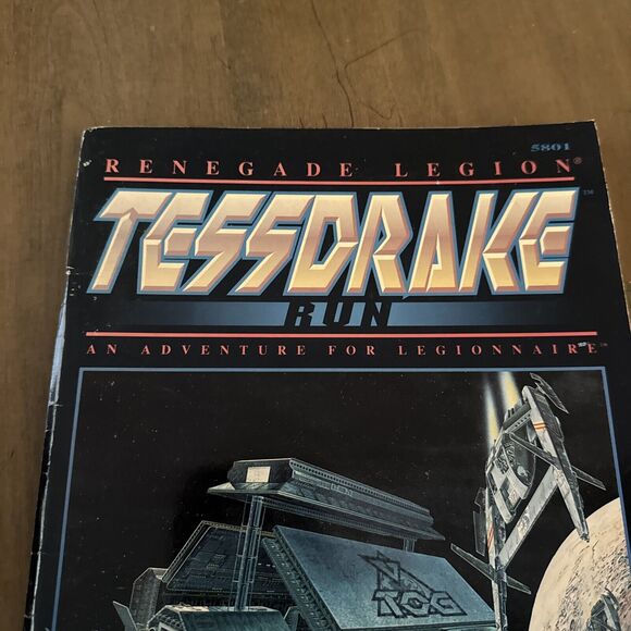 U Renegade Legion Tessdrake Run an Adventure for Legionaire Book 1991 FASA 5801 - Picture 2 of 5